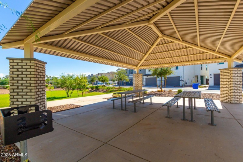 BBQs and Covered Ramada by Pool Area