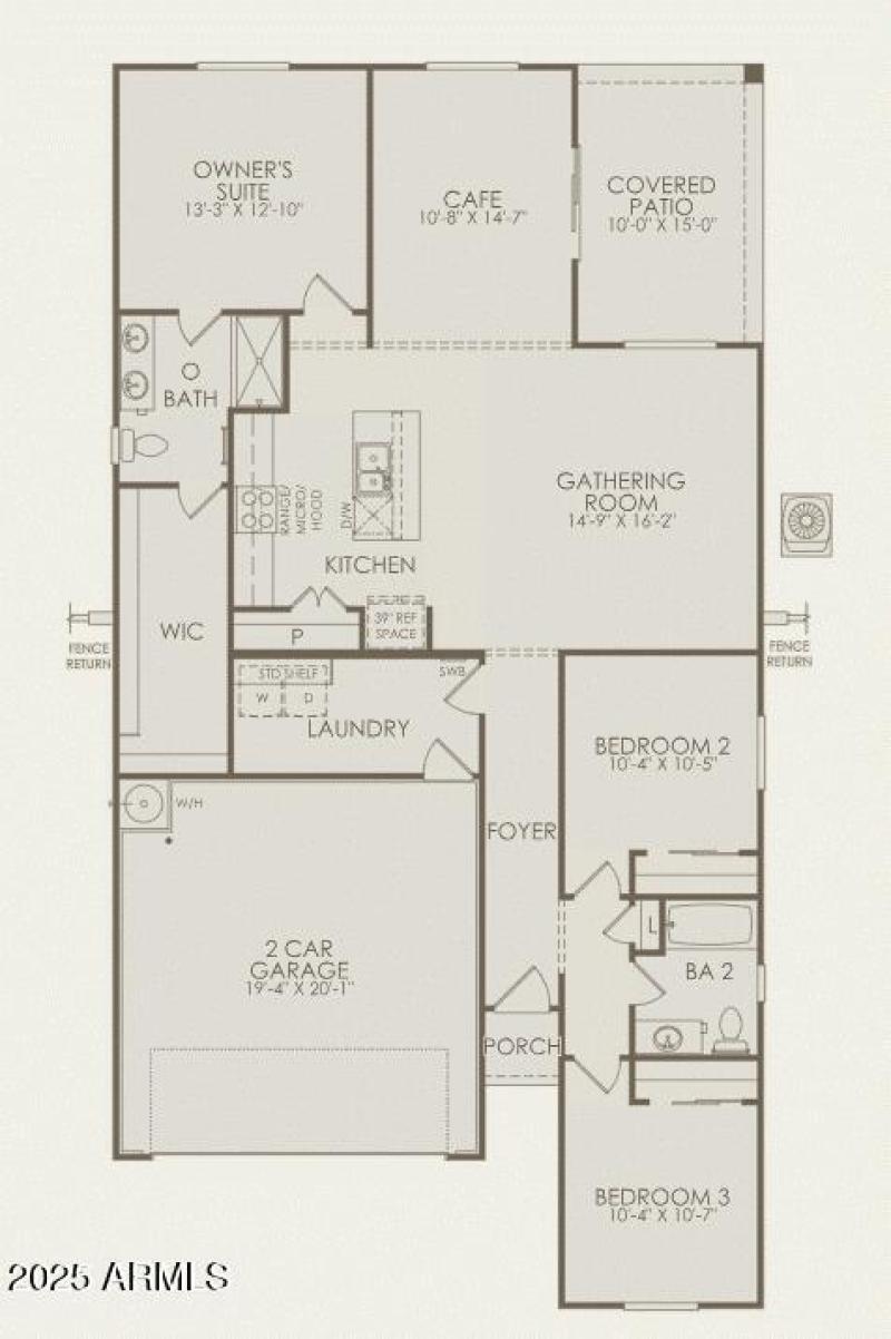 Lot 54404 Verbena Floor Plan