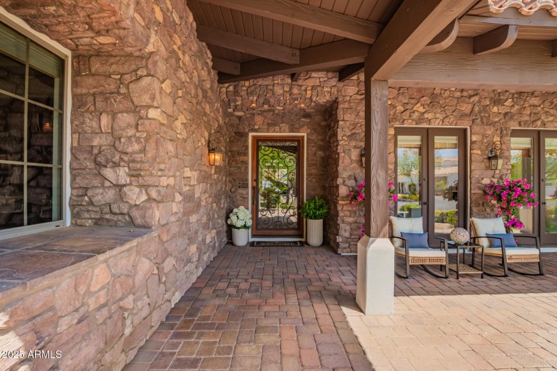 Custom Wrought Iron Front Door