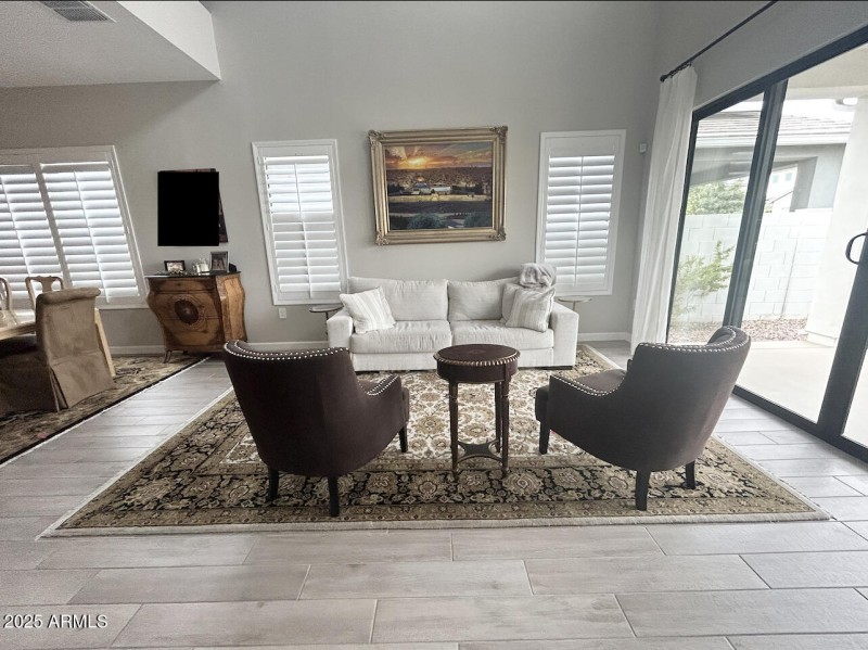 Great Room with Vaulted Ceilings