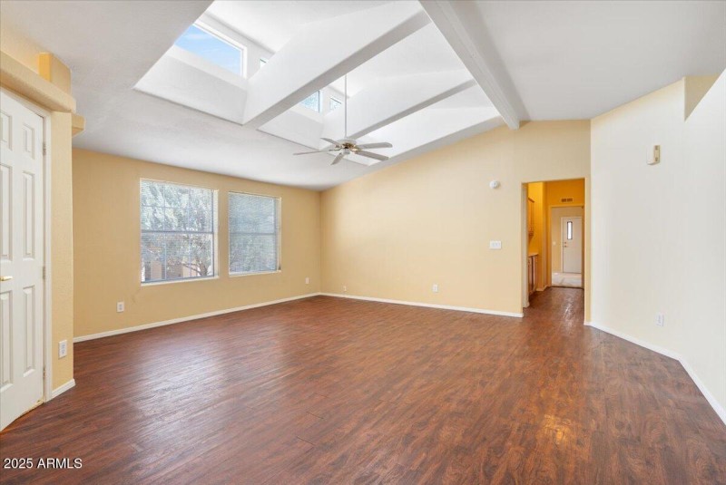 Beautiful, large living room.