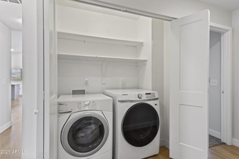 Washer and dryer