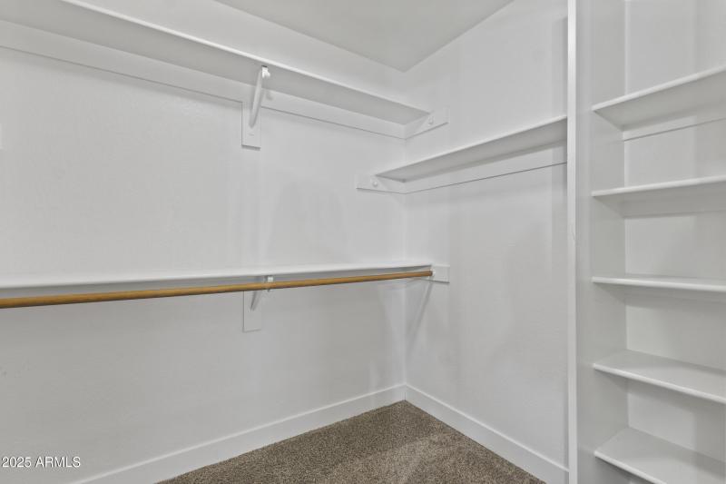 Primamry walk-in closet