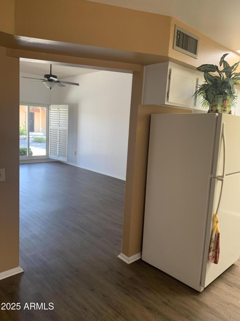 Kitchen entry from living room