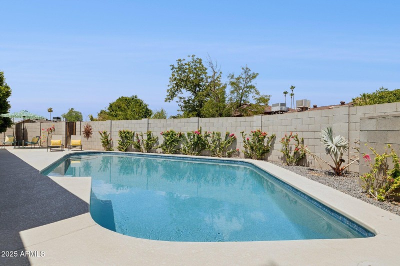 sparkling pool