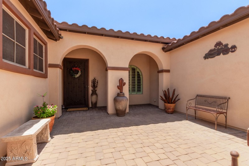 Front Courtyard Entrance
