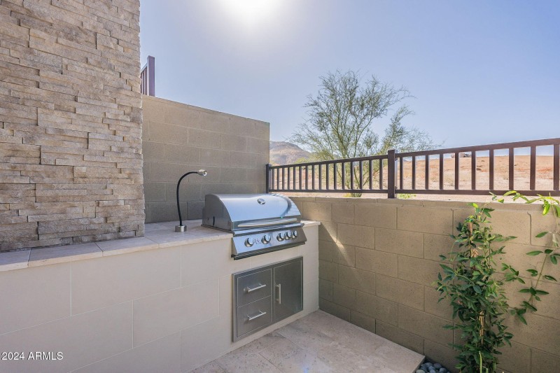 Built-in BBQ