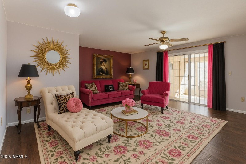 living room 1 staged