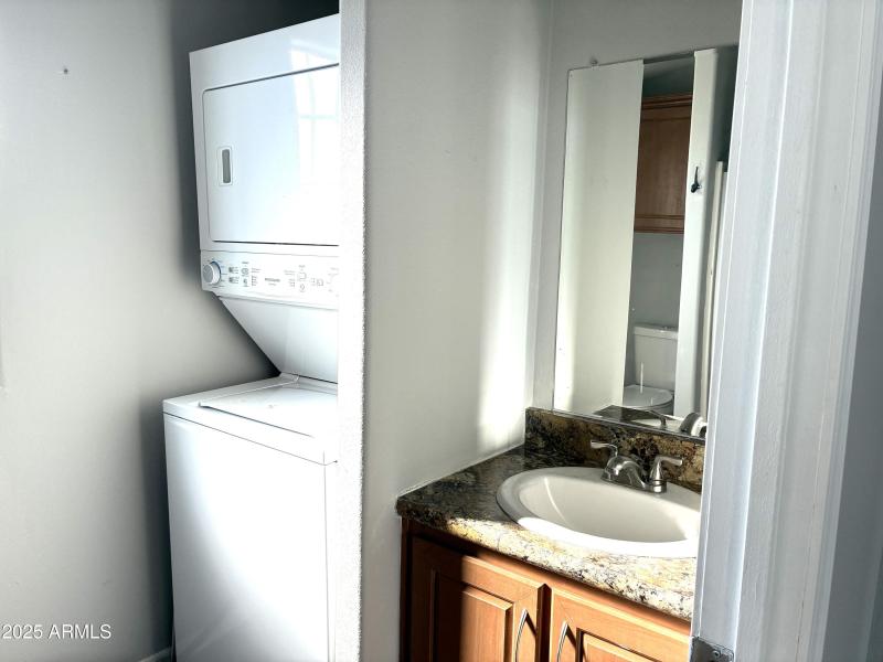 Stacked waher and dryer