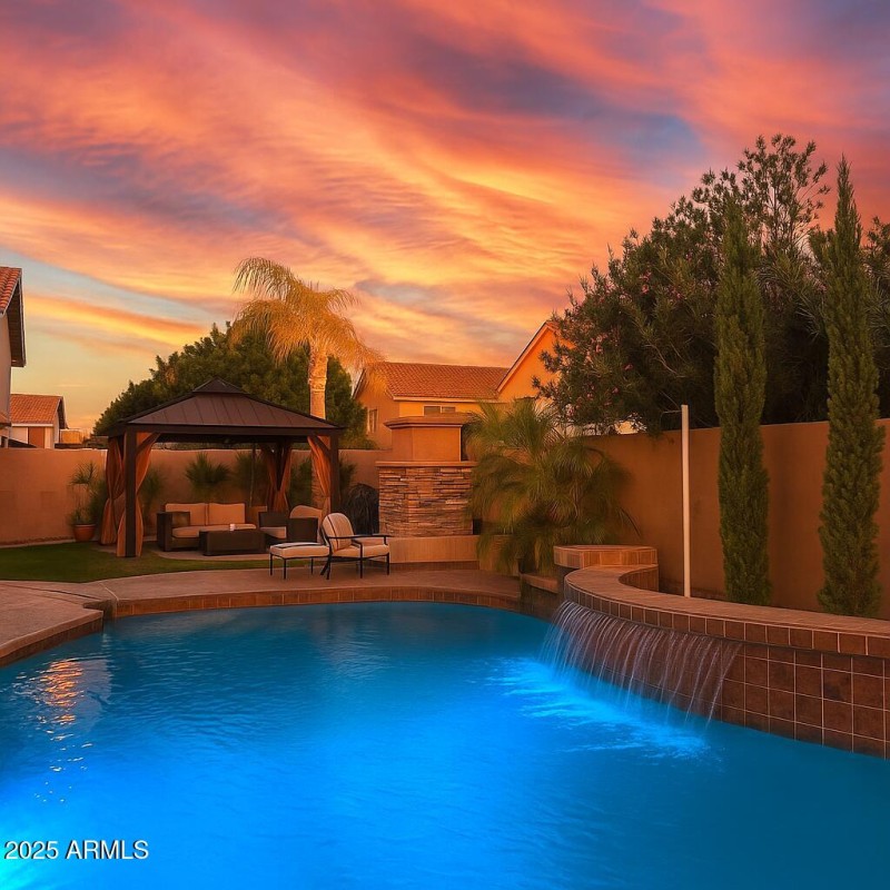 sunset pool