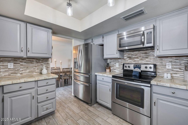 Updated Kitchen with Stainless Steel