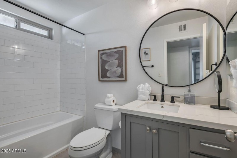 Updated Bath with Modern Fixtures