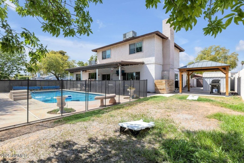 Backyard Oasis with Pool & Gazebo