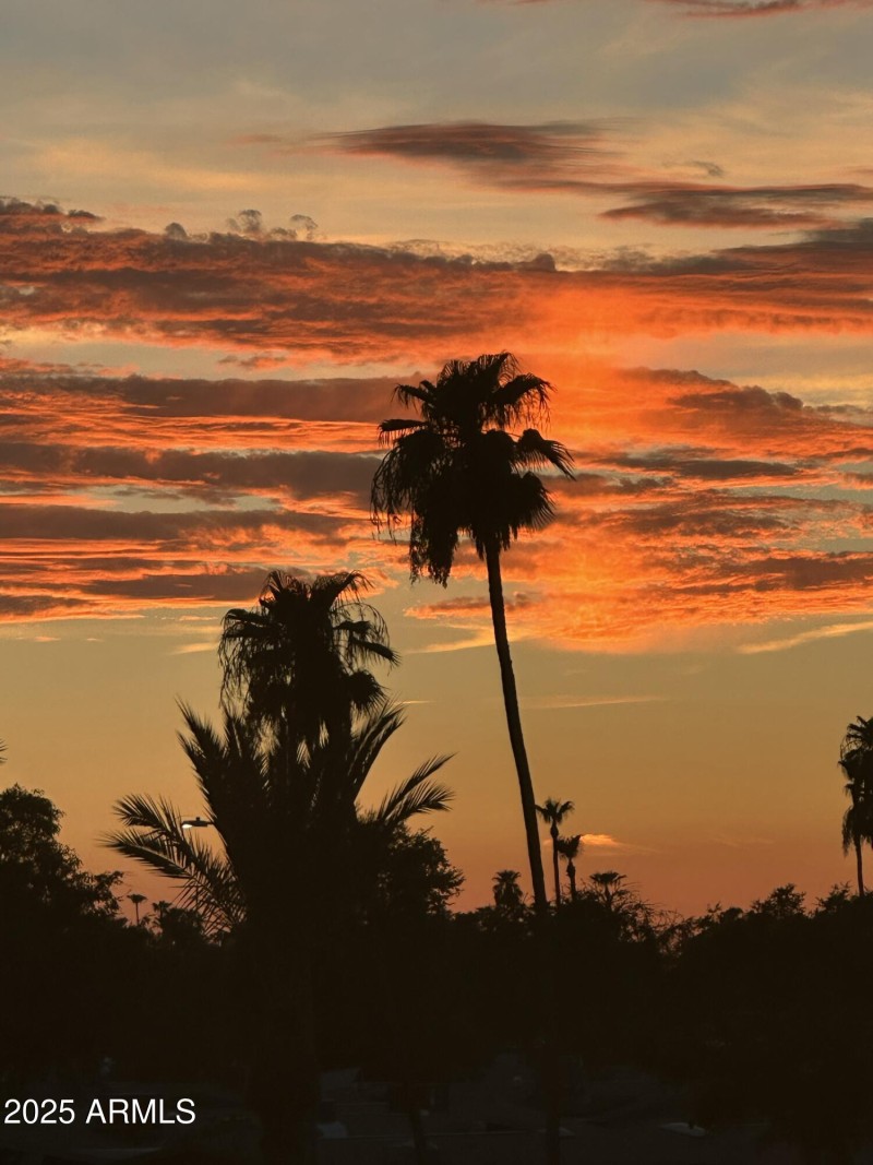 SUNSET FROM BALCONY