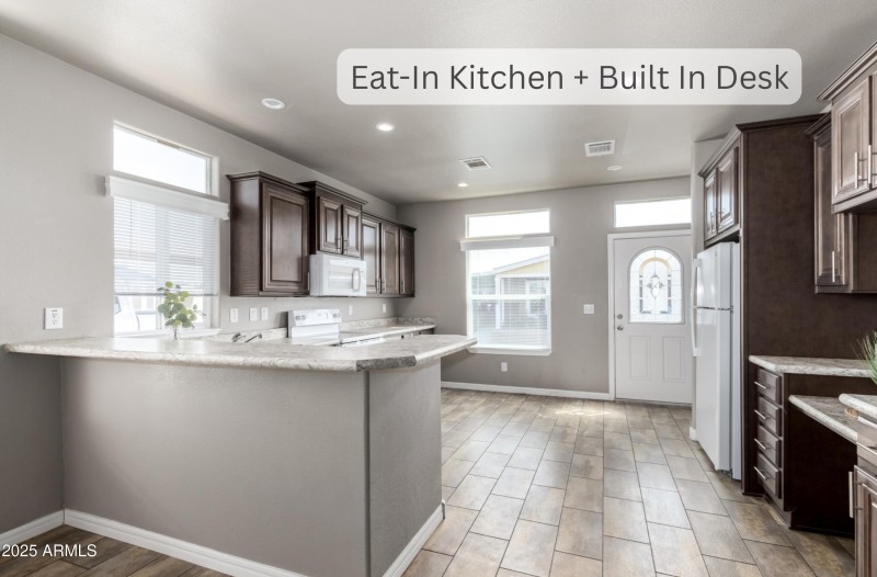 Eat-In Kitchen + Desk