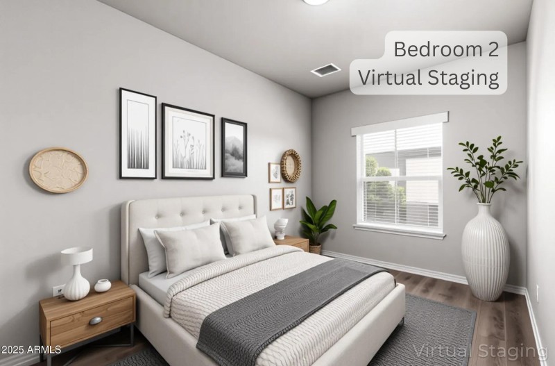 Bedroom 2 -Virtually staged