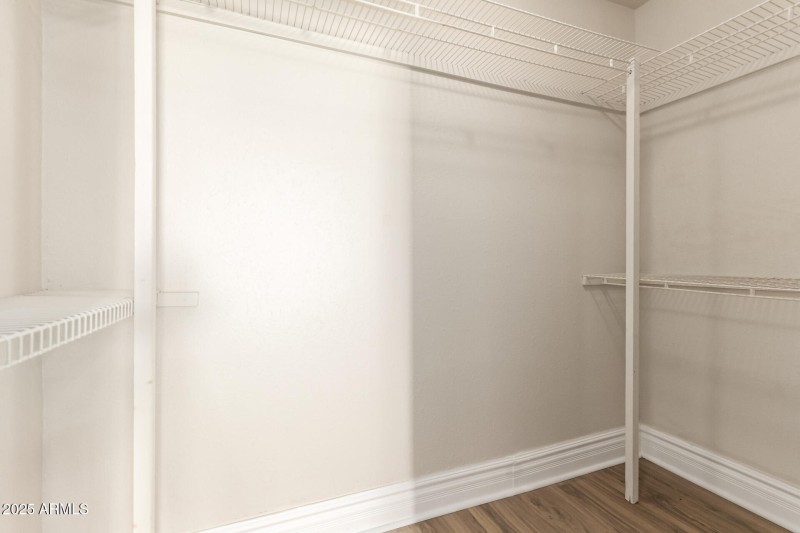 Guest 1 walk-in closet