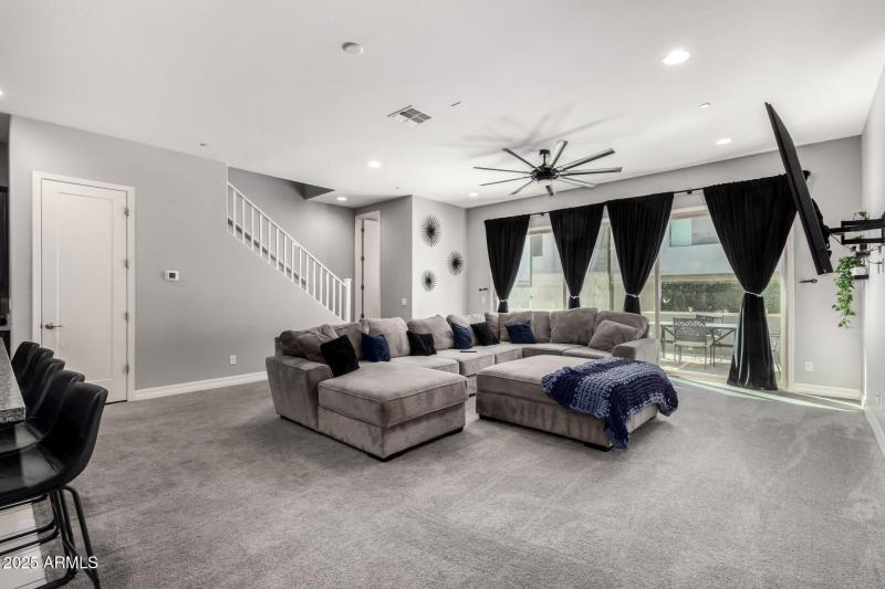 Massive Open Living/Entertainment Space