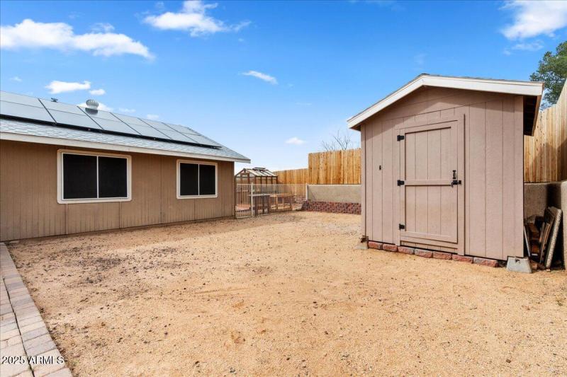 24-Backyard with Storage Shed