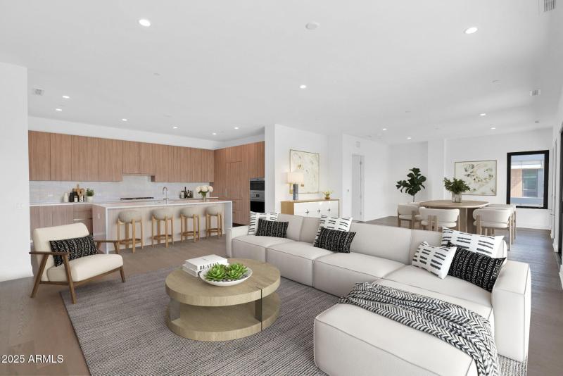 Living Room and Kitchen