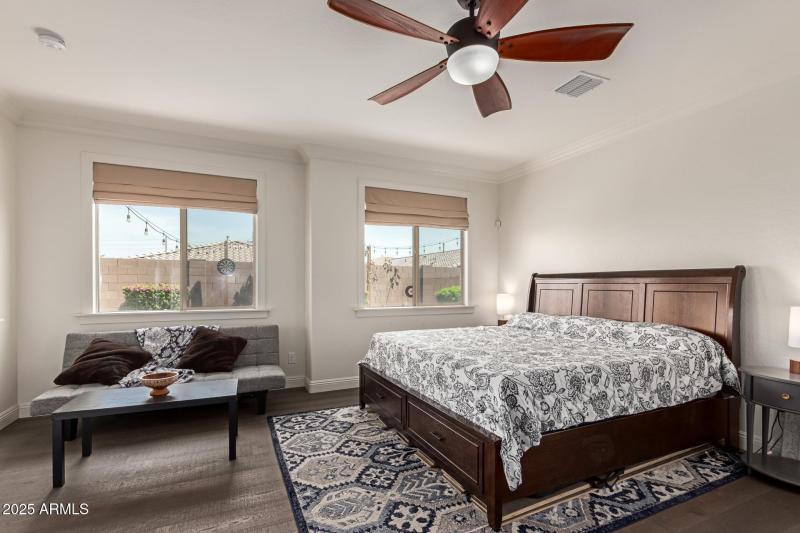 Downstairs primary suite