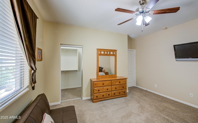 bedroom 2 w/walk in closet