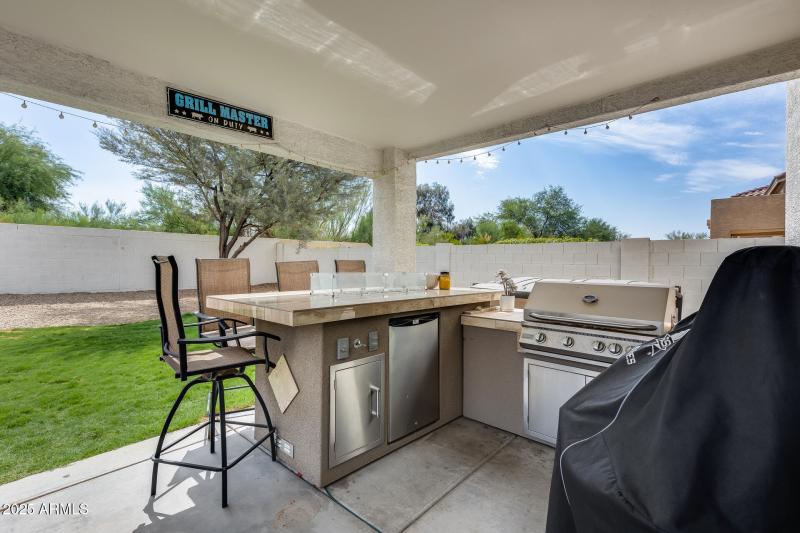 Back Patio / Built in BBQ