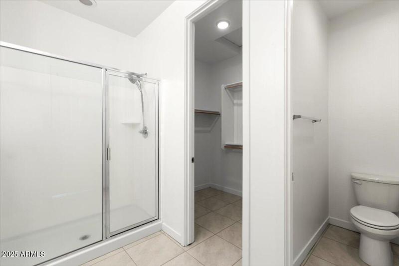 primary bath 1of 2 closets and low rise