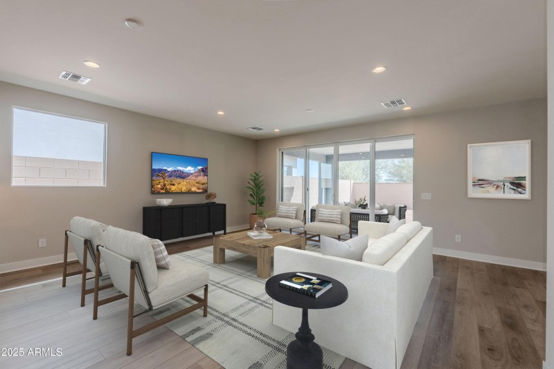 Virtually Staged Great Room