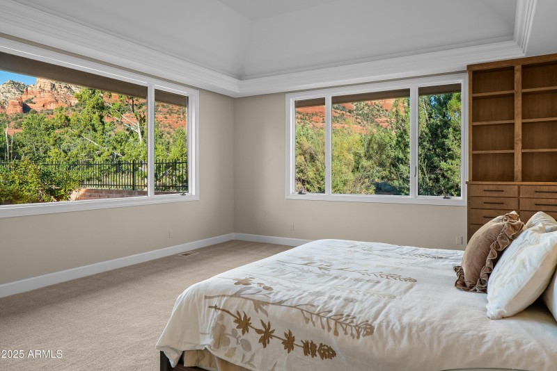 PRIMARY BEDROOM WITH VIEWS