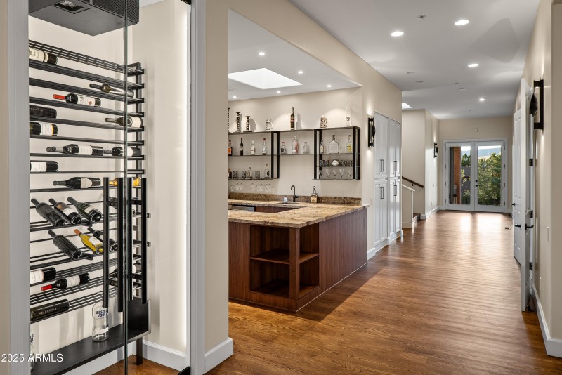 TEMPERATURE CONTROLLED WINE ROOM
