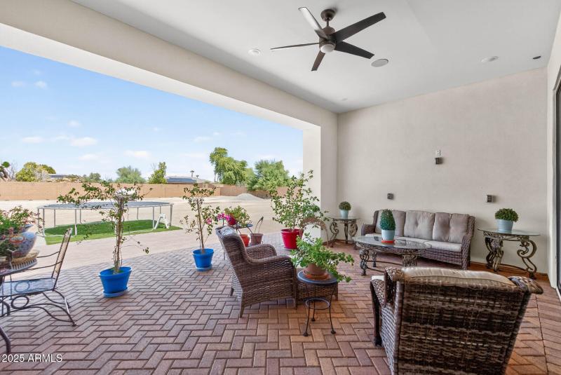 Covered patio