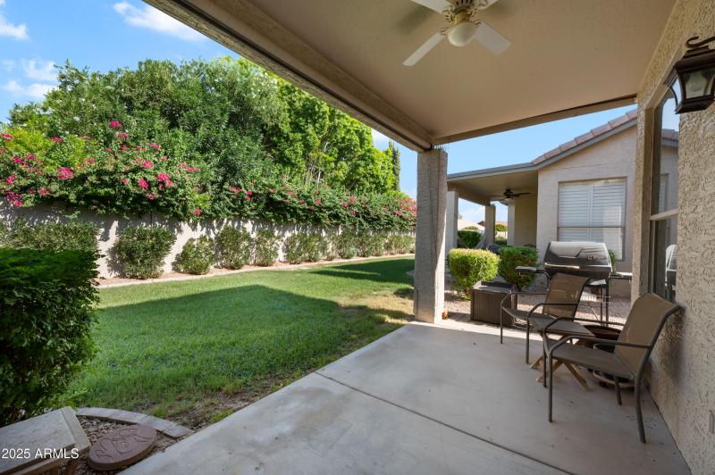 Covered Patio / Roll Down Shade
