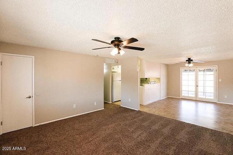 Open Living Room and Dining Room