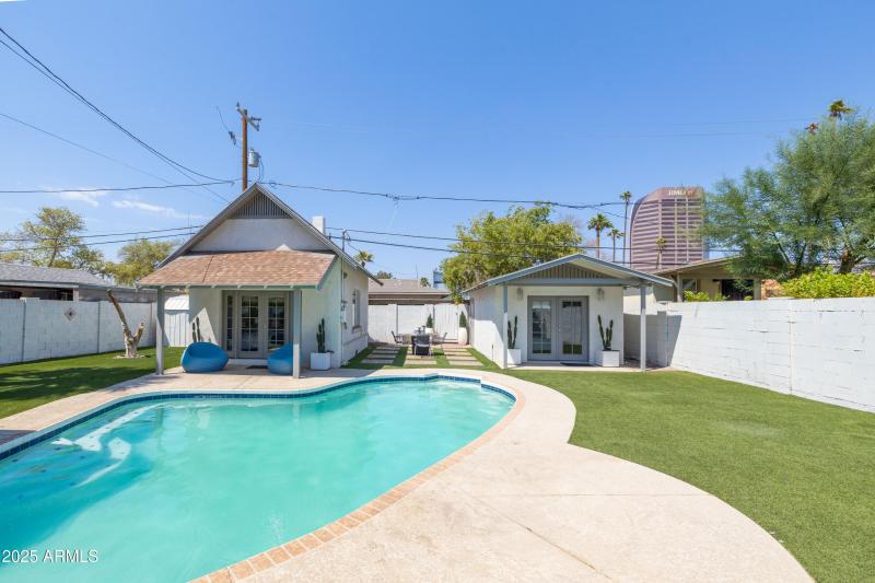 Pool With Casitas