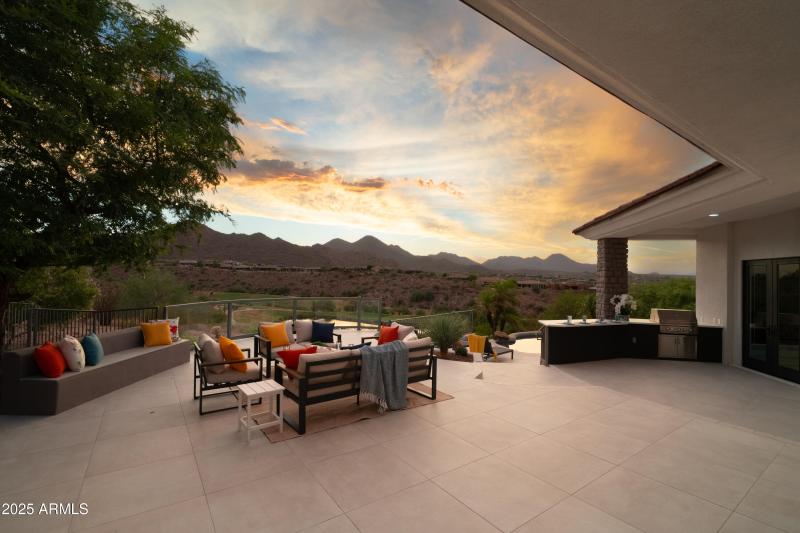 Back Patio Sunset