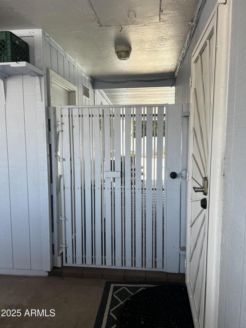 Entrance to Shared Patio