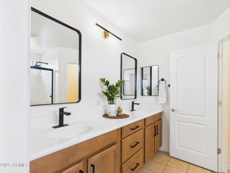 Double Vanity Bathroom