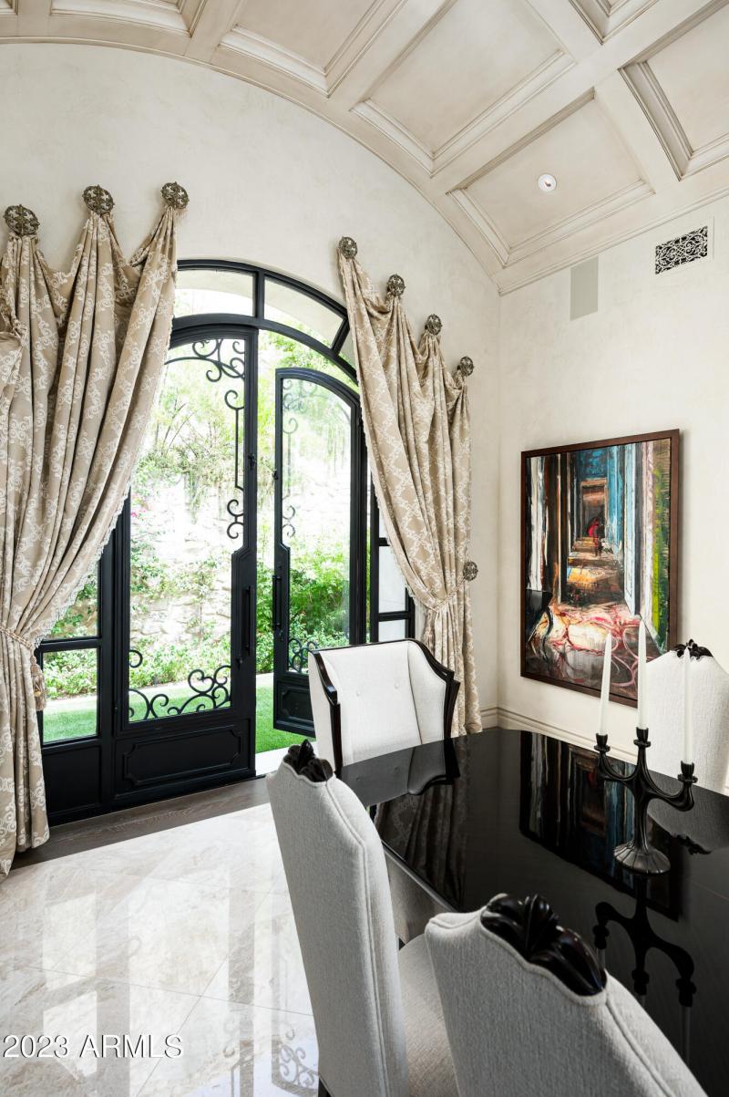 Dining Room with Terrace Doors