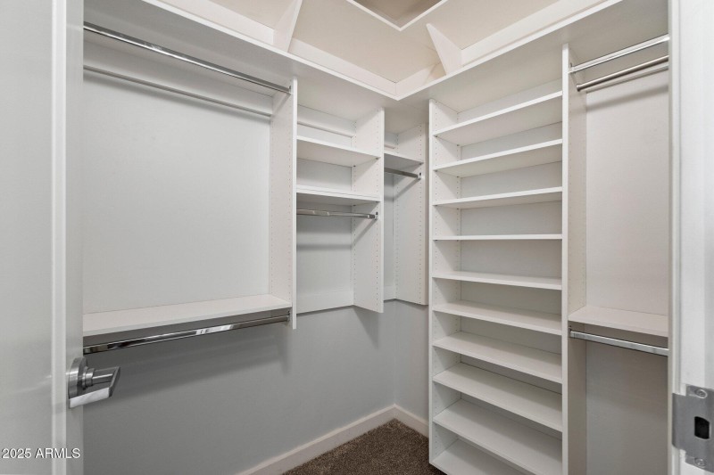 Primary Closet Empty