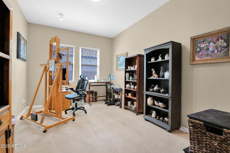 actual working artist studio