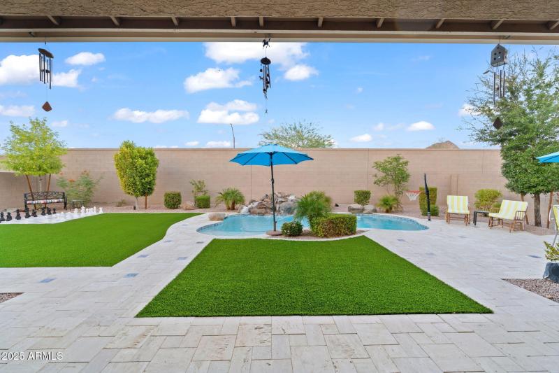 View from Covered Patio