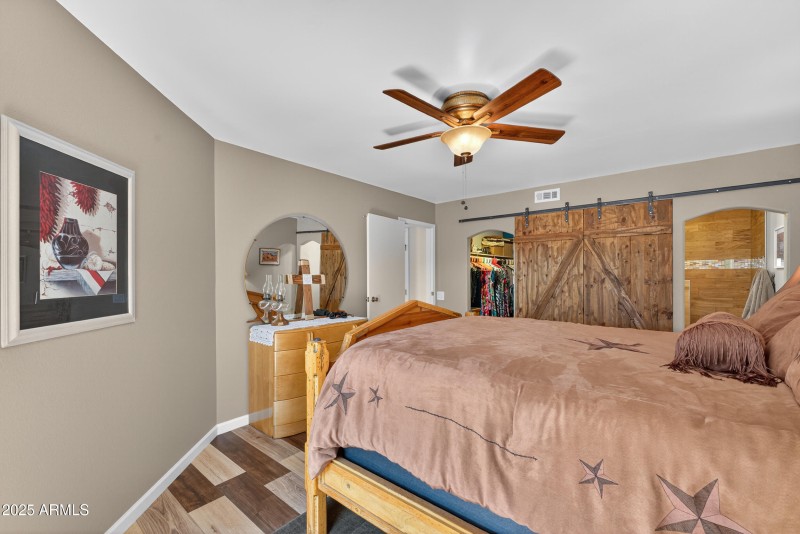 Custom Barn doors for Bathroom & Closet