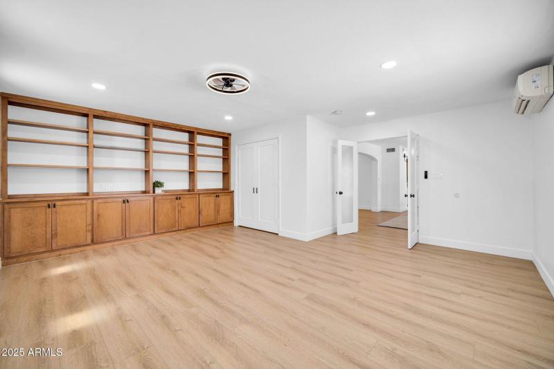 3rd guest bedroom with built ins