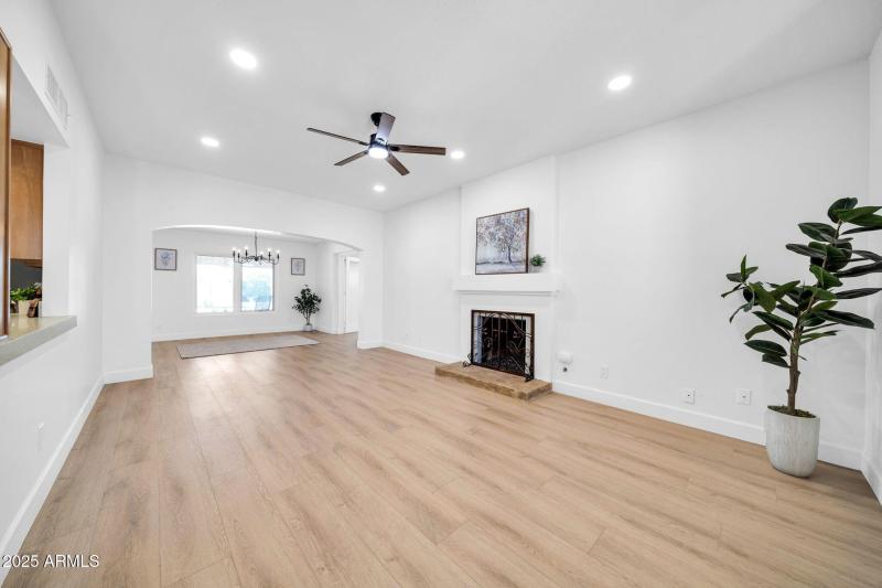 Spacious living area