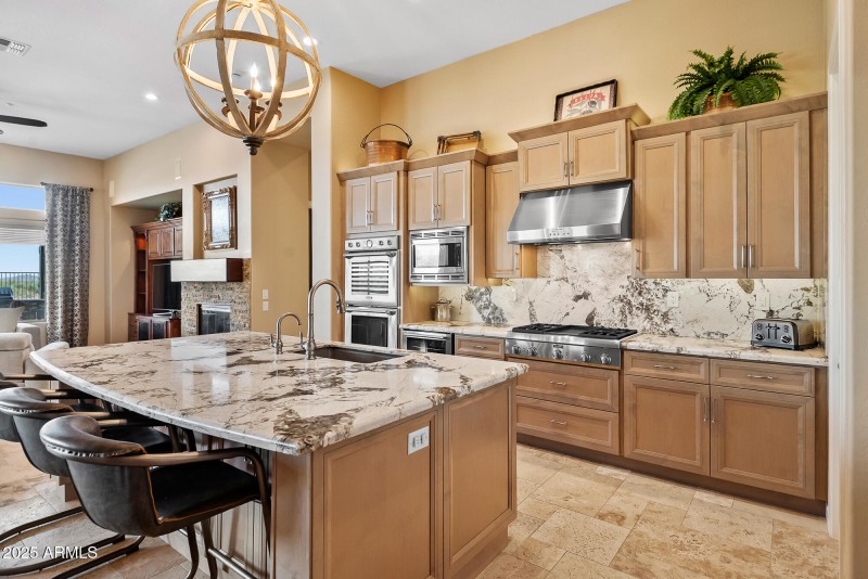 Added Custom Cabinetry in Island