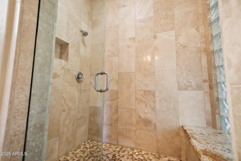 Master Shower with Dual Showerheads