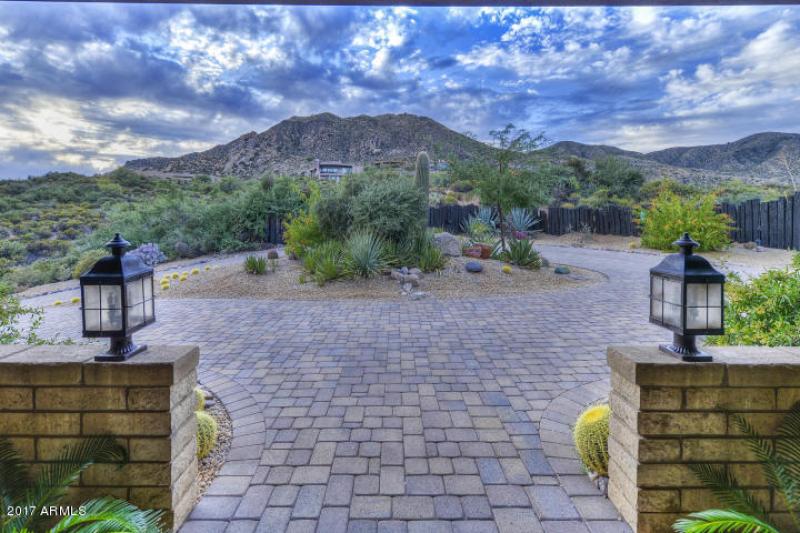 Front entrance with circular drive