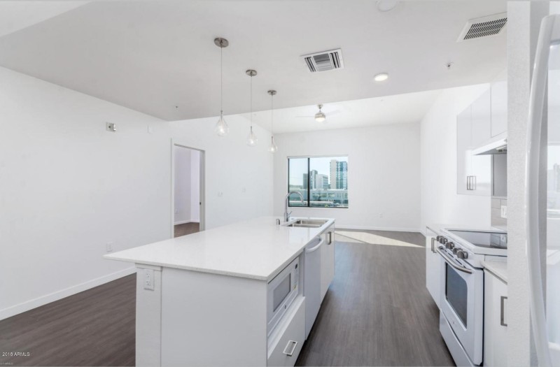 KITCHEN AND LIVING ROOM