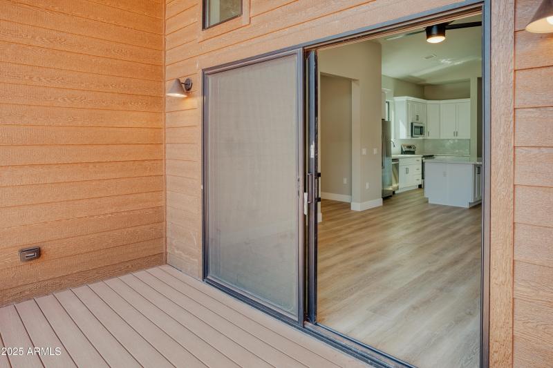 Private Covered Balcony